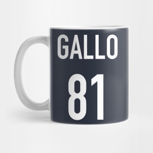 Gallo Jersey (White Text) Mug